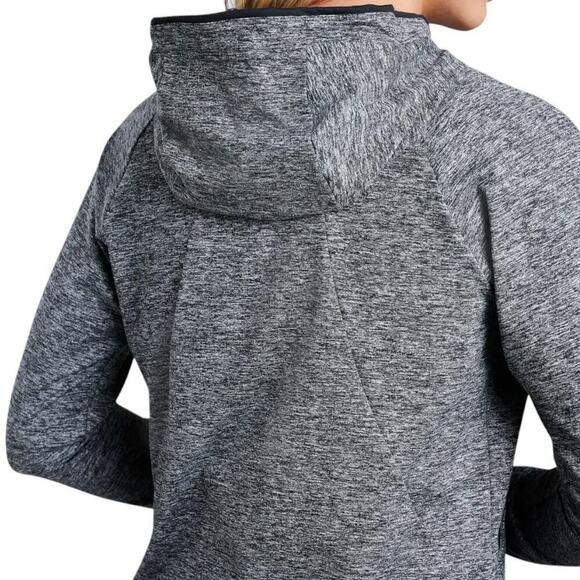 KUHL Bliss Dark Heather Grey Soft Premium Comfort Stretch Knit Hoody - Picture 3 of 7